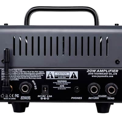 Joyo Zombie Amplificatore Testata Bantamp Chitarra Elettrica 20 Watt 2 Canali + Ricevitore Bluetooth + Loop Effetti image 2