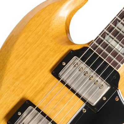 NEW! Gibson Custom Shop Limited Edition 1964 SG Standard Korina Reissue VOS Antique Natural w/Maestro Vibrola - 2026 Custom Collection - Authorized Dealer - Pre-Order image 7