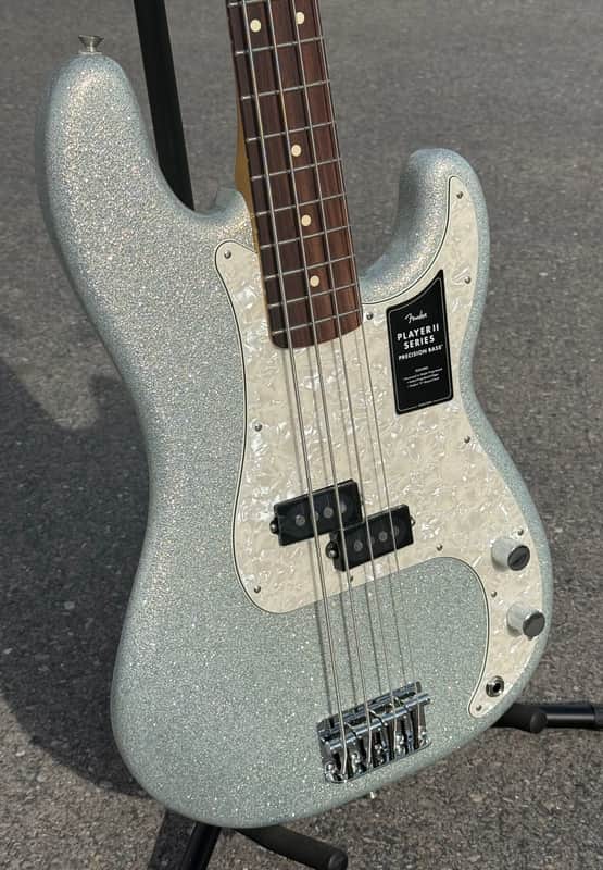 2026 Fender 75th Anniversary Player II Precision Bass Diamond Dust Sparkle New Unplayed 8lbs12oz Auth Dlr #442 image 1