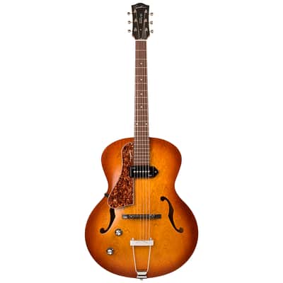 5th Avenue Kingpin P90 gaucher Cognac Burst Godin image 3