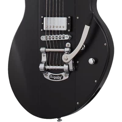 Schecter Robert Smith Signature UltraCure Black Pearl image 1