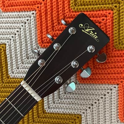 Aria LW15 - 1970’s made in Japan 🇯🇵! Workhorse Dreadnaught! - Motsumoku Factory Classic! - image 2