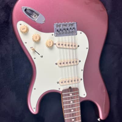 Fender ST12 TX 12-String Stratocaster MIJ 2004 - 2007 - Burgundy Mist Metallic image 3