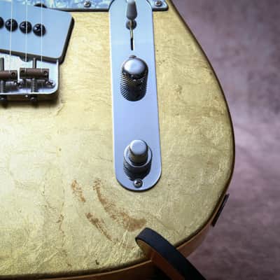FENDER CIJ Hellecasters Limited Edition Will Ray "JAZZ-A-CASTER" Telecaster "Gold Foil Leaf + Maple" (1997) image 9
