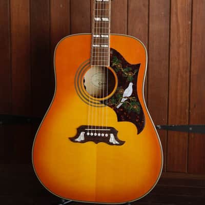 Epiphone Dove Pro Acoustic-Electric Guitar Pre-Owned image 2
