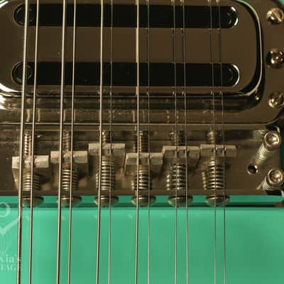 2013 Rickenbacker 330/12S 12-string Sea Green w/Rose Morris sound hole image 24