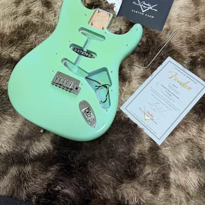 2010 Fender Custom Shop Stratocaster Loaded Body - Aged Sea Foam Green image 1