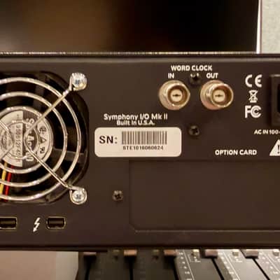 Apogee Symphony I/O MKII 24x24 Thunderbolt Audio Interface 2016 - 2021 - Black image 4