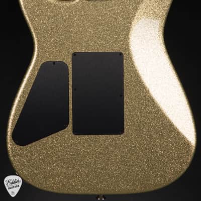 Charvel USA Custom Shop San Dimas HSS - Gold Sparkle image 4