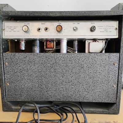 Silvertone Model 1481 - 5-Watt 1x8 Guitar Combo - 1963 - 1968 - Diamond Cut Speaker Hole - Gray Leatherette - Local Pickup Only image 10