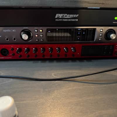 Focusrite Clarett+ OctoPre 8-Channel Microphone Preamp with ADAT I/O 2022 - Present - Red image 2
