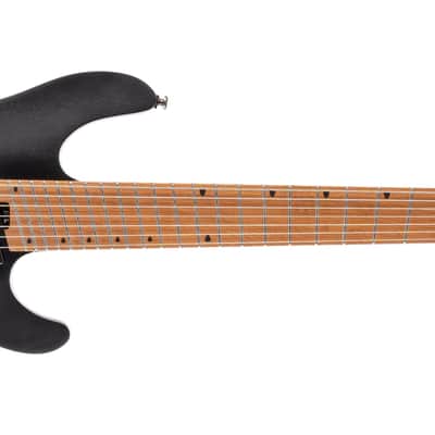 Cort KX307MSOPBK KX Series Multi Scale Mahogany Body Roasted Maple Neck 7-String Electric Guitar image 6
