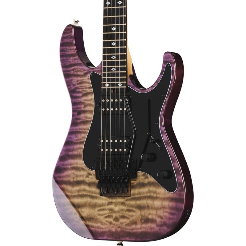 Kramer Volante Quilt HHFR Electric Guitar - Ultraviolet Burst image 1
