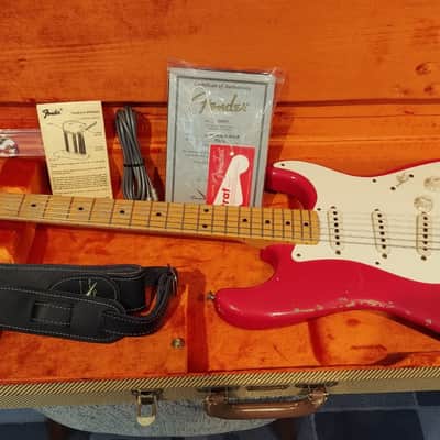 1957 Fender Stratocaster relic 2012 Fiesta Red image 2