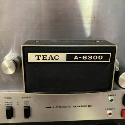 PLEASE READ AD!!! TEAC A-6300 1/4" 10.5 inch 4-Track Auto Reverse Reel to Reel Tape Deck Recorder 1970s - Silver image 7