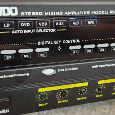 Nissindo Nissindo MA-928 is a professional, dual-channel karaoke mixing amplifier 2000 - Black image 6