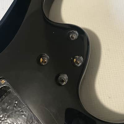 2000's Indonesian Ibanez RG370DXL Lefty Black Basswood Guitar Body Floyd Ready Project image 15