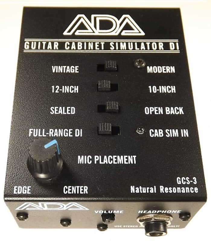 A/DA GCS-3 Guitar Cabinet Simulator image 1