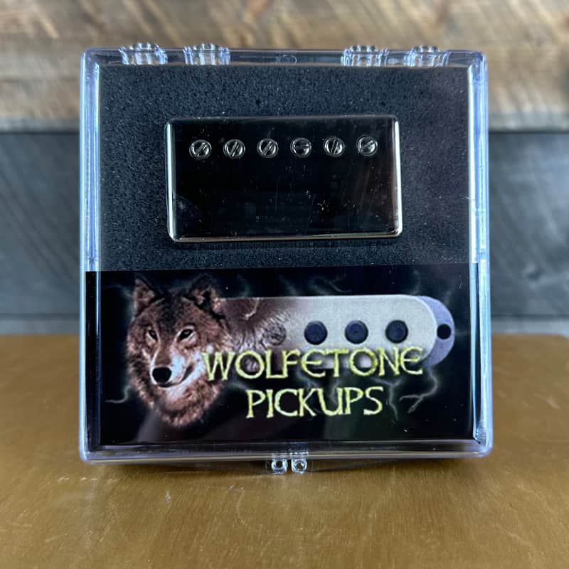 Wolfetone Dr. Vintage Neck Humbucker 4 Conductor -  Black Bobbin Nickel Cover image 1