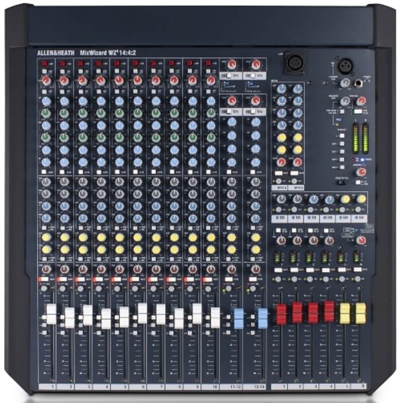 Allen & Heath MixWizard WZ4 14:4:2 14-Input 4-Group Mixer | Reverb