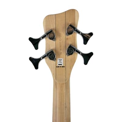 Warwick RockBass Artist Line Robert Trujillo Signature 4-String Bass Guitar, Black Satin (No Bag), RBG55851619 image 9