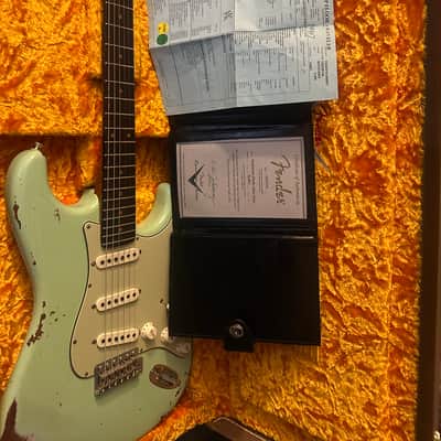 Fender Custom Shop Reissue 60’s Heavy Relic Strat 2019 - Surf Green image 1