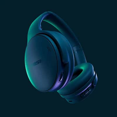 Bose QuietComfort Wireless Over-Ear Active Noise-Canceling Headphones (Twilight Blue) image 7