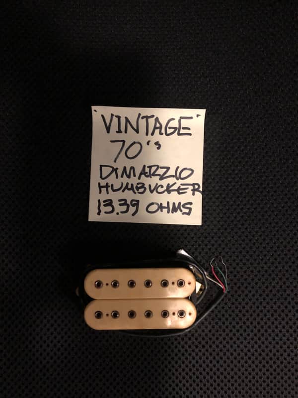 DiMarzio Vintage 70's Humbucker pickup 1970's - Cream image 1