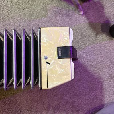 *Taking Offers* Hohner Imperial III Piano Accordion 26-Key 1930-1939 - Ivory/White image 15