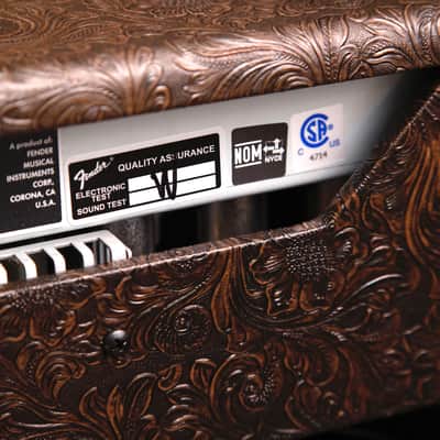 Fender '65 Deluxe Reverb FSR Limited Edition Western Tooled 1x12" Valve Combo Amplifier image 6