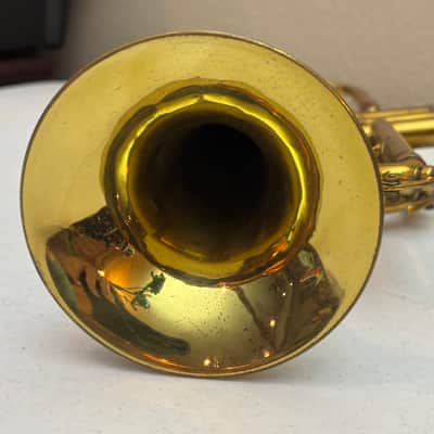 King HN White Cleveland Cornet Early 1950's - Lacquer image 12