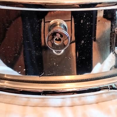 PREMIER VINTAGE  '70s ALUMINUM SNARE DRUM - CHROME - FREE SHIP TO C-USA! image 7