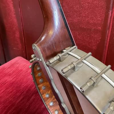 1890s S. S. Stewart Banjeaurine Short Scale 5-String Banjo image 10