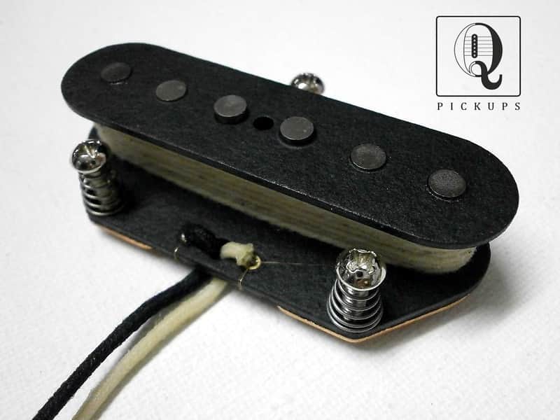 Telecaster Broadcaster Nocaster Esquire A5 Bridge 50`s Hand Wound Fits Fender by Q pickups image 1