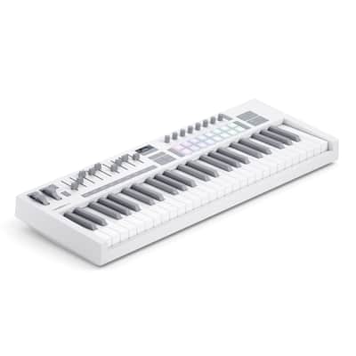 Novation Launchkey 49 MK4 USB/MIDI Controller Keyboard, White