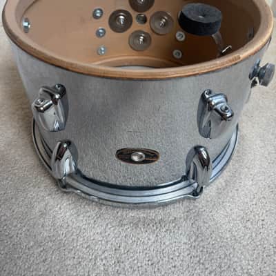 Slingerland Vintage 12” x 8” Chrome Tom Drum - Brass Hoops 60s - Chrome image 14