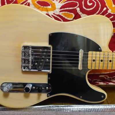 1981 Fender Telecaster with Maple Fretboard Blonde Yamano image 3