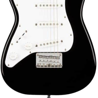 Electric Guitar Orange CRUSH STRATOCASTER Black SSH 1 Humbucker 2