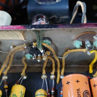 1958 Fender Harvard 5F10 guitar amplifier, made in USA (USA voltage) image 6