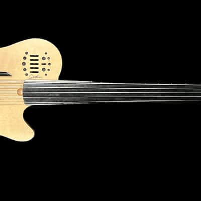 Godin Acoustic/Electric A5 Ultra FRETLESS, Natural *IN STOCK* image 3