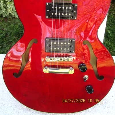 Epiphone Dot Studio 335 Guitar,  Cherry Red, Gig Bag, Mint image 2