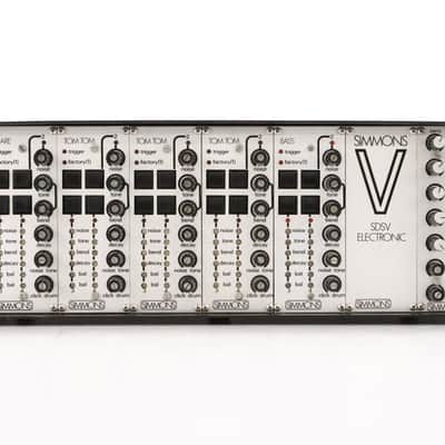 Simmons SDSV Electronic Drum Machine Synthesizer Rack #49100 image 2
