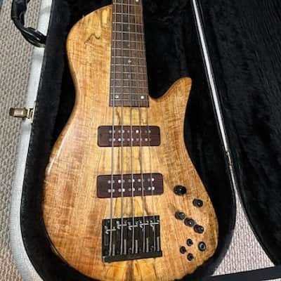2009 Fodera Emperor II 5 Elite – Spalted Mango Top, NYC Era, Pope Preamp, OHSC image 2