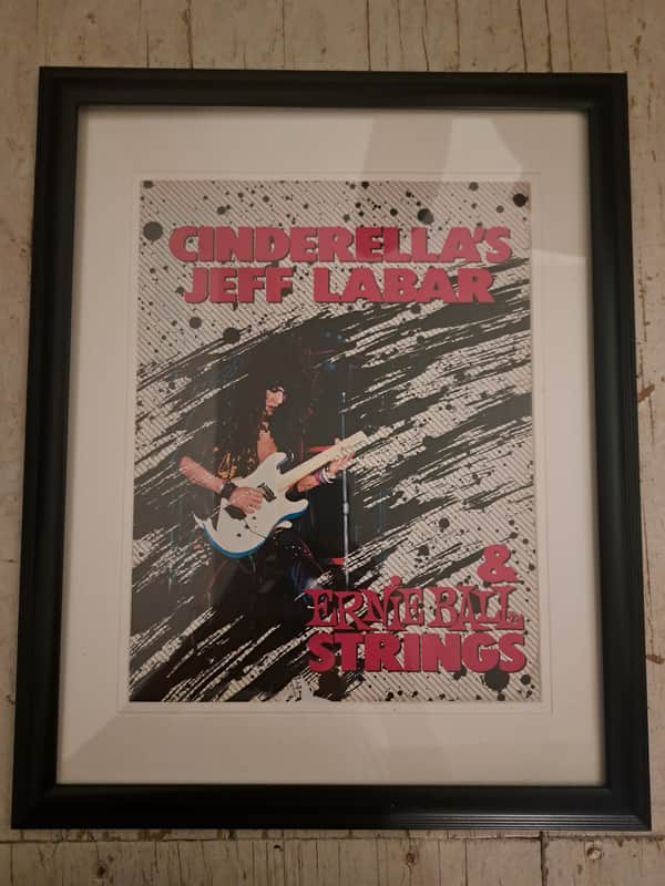 1989 Ernie Ball - Jeff Labar Advertisement image 1