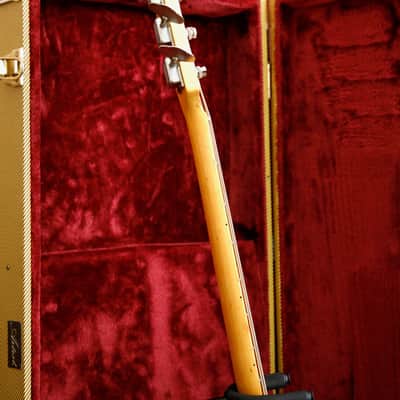 Aria T P-Bass Style Bass Guitar Vintage White Made In Japan Pre-Owned image 9