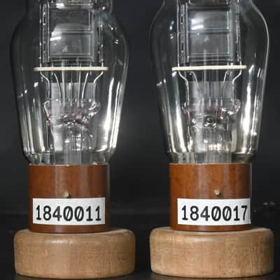 Platinum Matched Pair Sylvania VT25 10Y Leaf Getter USA Made Amplitrex Tested image 3