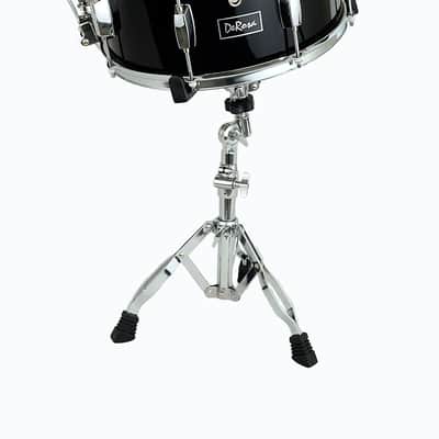 De Rosa   DRMS14-BKQ 14" Snare Drum Kit  w/Backpack Case, Sticks, Tuning Key,  Snare Straps & Stands image 3