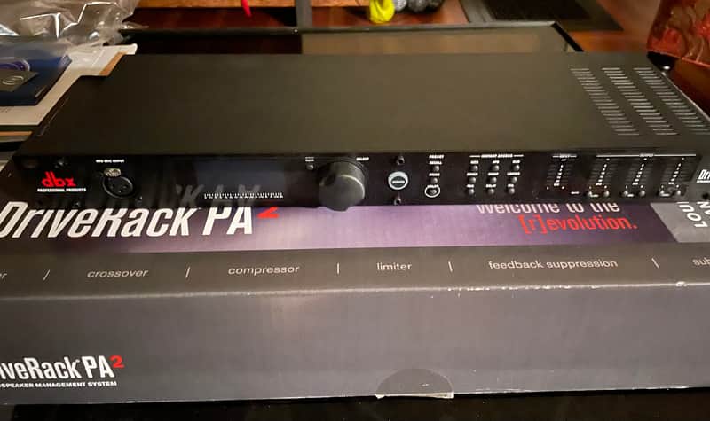 dbx DriveRack PA2 Complete Loudspeaker Management System 2010s - Black image 1