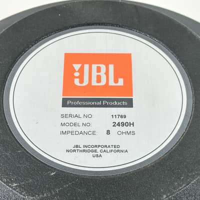 JBL 2490H 3" Exit 200 Watt Mid Range Large Format Compression Driver image 7