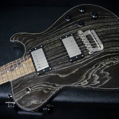 Knaggs Guitars Kenai Swamp Ash in Dark Side Drift with Pale Moon Ebony Fretboard & Navajo Sun Inlays image 9